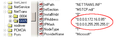 En fast IP-adresse tilf&oslash;jet til den dynamiske.