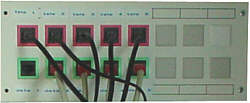 Patchpanel med 16 pladser