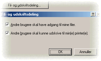 Husk at dele noget, hvis det er det som er meningen