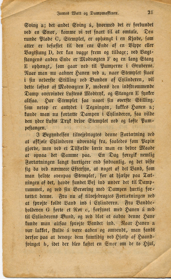 Albert Andresen: James Watt og Dampmaskinen, side 21