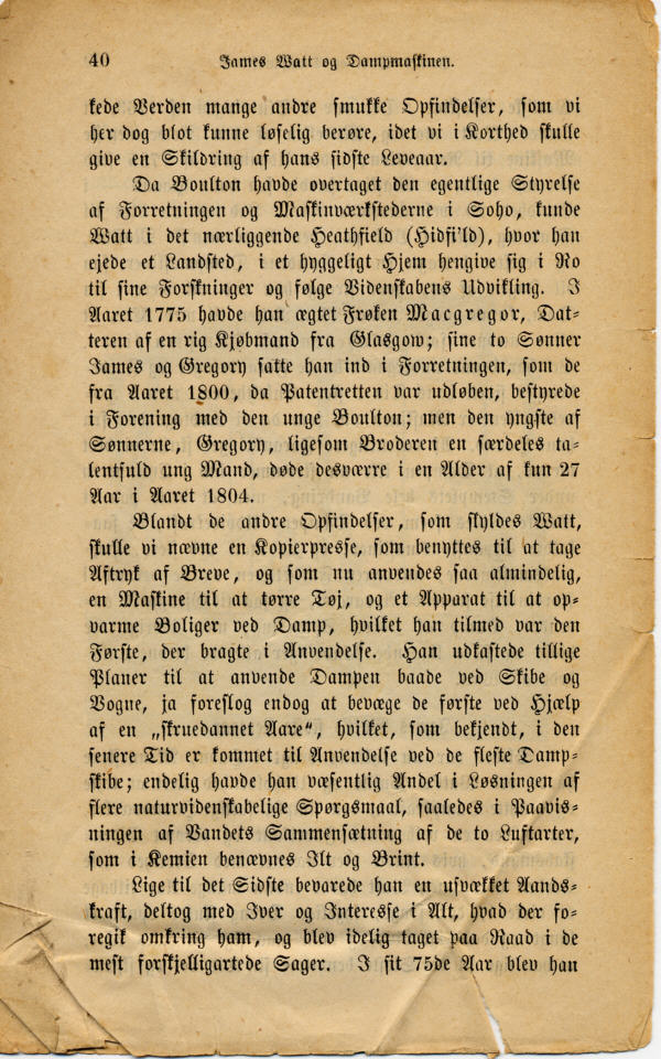 Albert Andresen: James Watt og Dampmaskinen, side 40