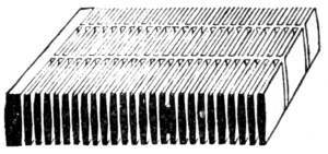 Fig. 1. Udsnit af en Overfladeplade.