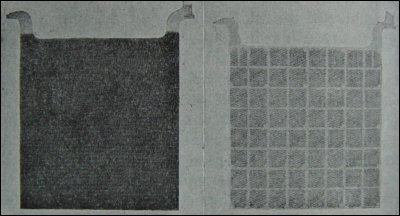 Fig. 2. Positiv Overfladeplade. Fig. 3. Negativ Masseplade.