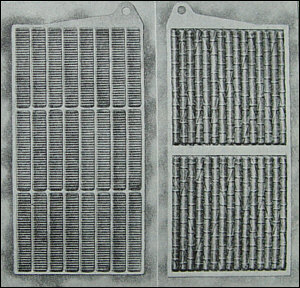 Plader af Edisonakkumulator.